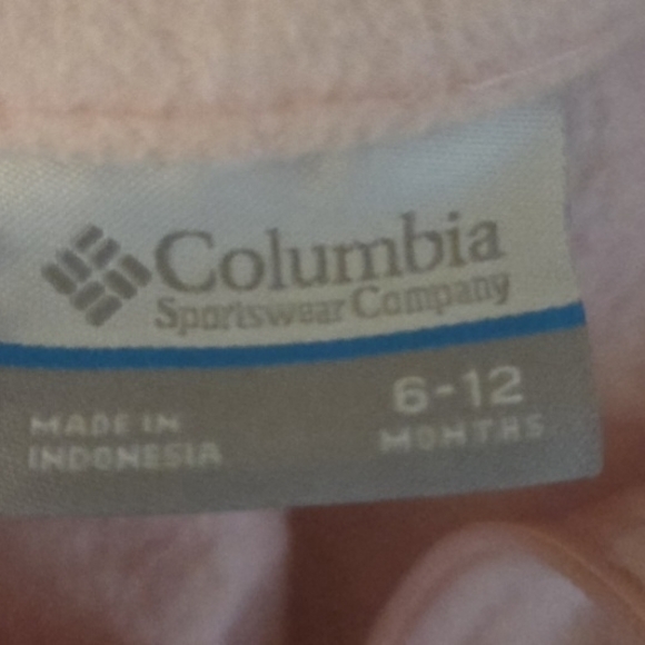 Columbia Pink Fleece Jacket Girls 6/12 Months - Picture 5 of 6